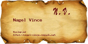 Nagel Vince névjegykártya